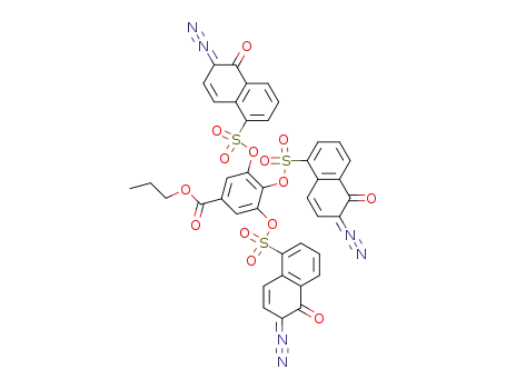 3,4,5-Tris-(6-diazo-5-oxo-5,6-dihydro-naphthalene-1-sulfonyloxy)-benzoic acid propyl ester