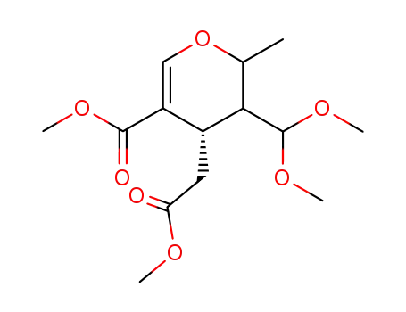 (S)-5-Dimethoxymethyl-4-methoxycarbonylmethyl-6-methyl-5,6-dihydro-4H-pyran-3-carboxylic acid methyl ester