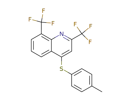 2,8-bis(trifluoromethyl)-4-quinolyl p-tolylsulphide