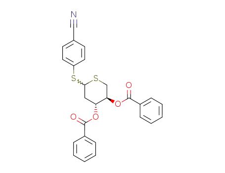4-cyanophenyl 3,4-di-O-benzoyl-2-deoxy-1,5-dithio-D-threo-pentopyranoside