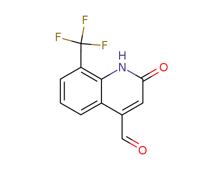 2-oxo-8-trifluoromethyl-1,2-dihydro-quinoline-4-carbaldehyde