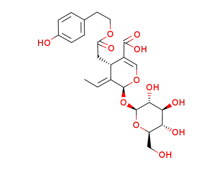 demethylligstroside, (2''R)-and (2"S)-2"-hydroxyoleuropeins, fraxamoside and frameroside