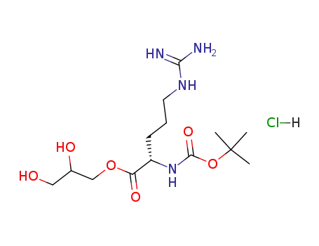 rac-1-O-(Nα-tert-butoxycarbonyl-L-argininyl)glycerol hydrochloride