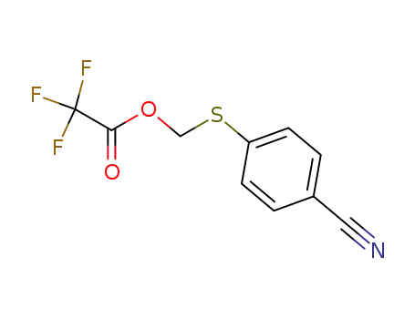 trifluoro-acetic acid 4-cyano-phenylsulfanylmethyl ester