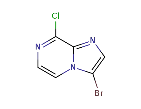 Molecular Structure of 143591-61-1 (3-BROMO-8-CHLOROIMIDAZO[1,2-A]PYRAZINE)