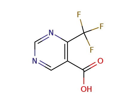 Molecular Structure of 220880-12-6 (4-(Trifluoromethyl)pyrimidine-5-carboxylic acid)