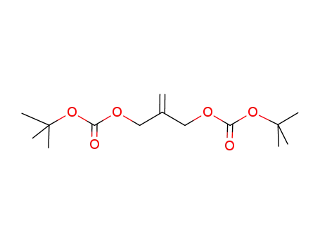 Molecular Structure of 620161-75-3 (carbonic acid 2-tert-butoxycarbonyloxyMethyl-allyl ester tert-butyl ester)