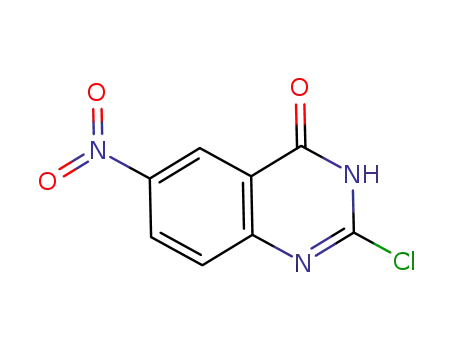 Molecular Structure of 80195-33-1 (4(3H)-Quinazolinone, 2-chloro-6-nitro-)