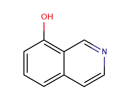 Molecular Structure of 3482-14-2 (8-Isoquinolinol)