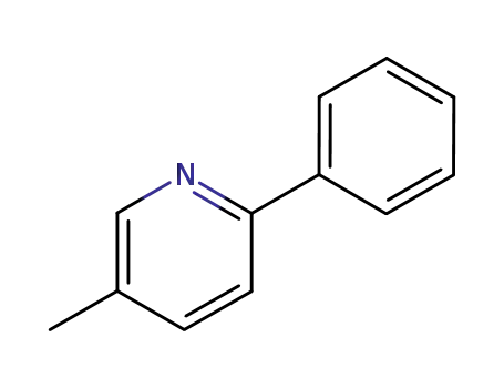 Molecular Structure of 27012-22-2 (5-METHYL-2-PHENYL-PYRIDINE)
