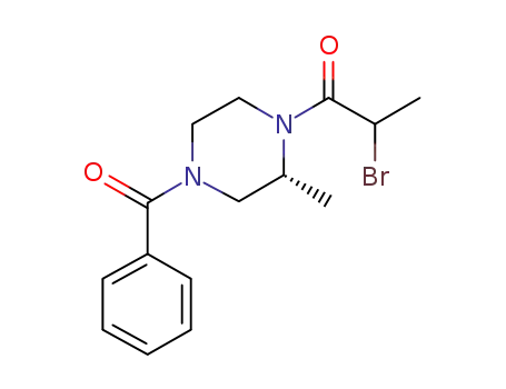 1-[(2R)-4-benzoyl-2-methyl-piperazin-1-yl]-2-bromo-propan-1-one