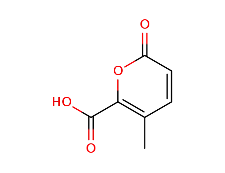 Molecular Structure of 3060-42-2 (3-Methyl-6-oxo-6H-pyran-2-carboxylic acid)