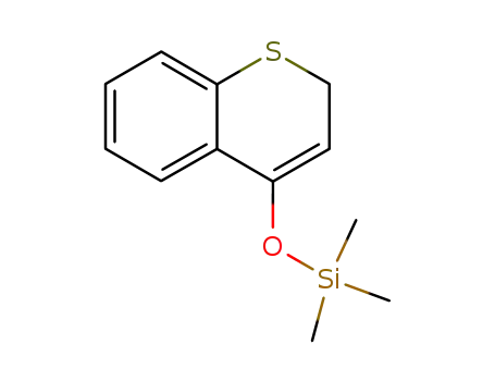 Molecular Structure of 55454-08-5 (Silane, (2H-1-benzothiopyran-4-yloxy)trimethyl-)