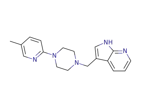 3-[4-(5-methylpyrid-2-yl)piperazin-1-yl]methyl-1H-pyrrolo[2,3-b]pyridine