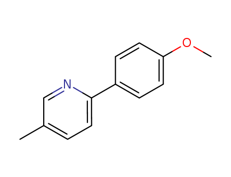 Pyridine, 2-(4-methoxyphenyl)-5-methyl-