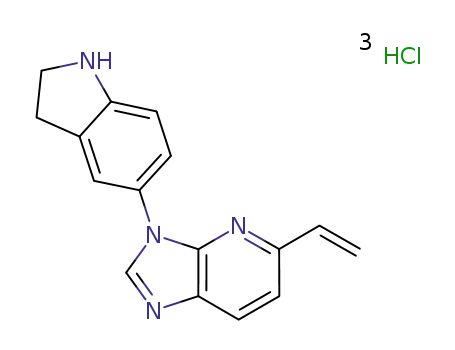 3-(2,3-dihydro-1H-indol-5-yl)-5-vinyl-3H-imidazo[4,5-b]pyridine