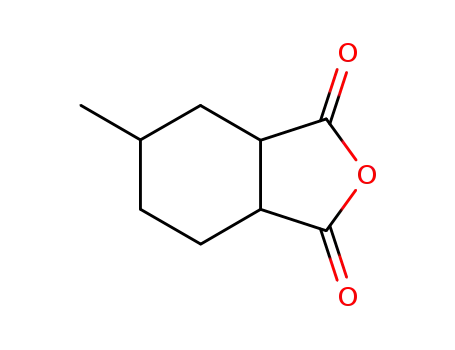 Molecular Structure of 19438-60-9 (Hexahydro-4-methylphthalic anhydride)