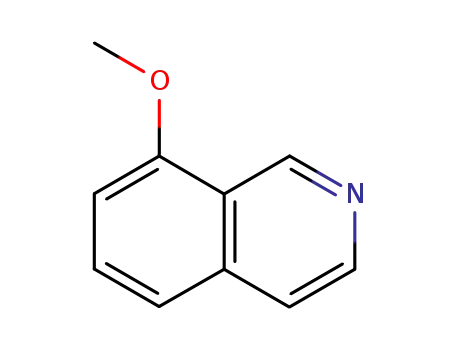 Molecular Structure of 1723-70-2 (8-Methoxyisoquinoline)