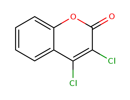 Molecular Structure of 5117-56-6 (3,4-dichloro-2H-chromen-2-one)