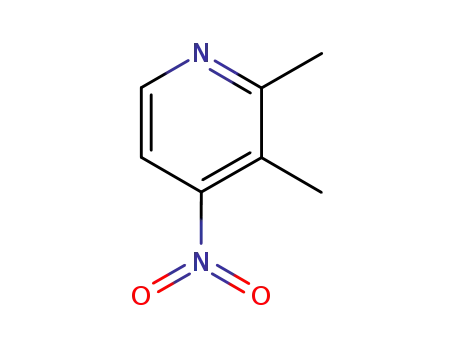 Molecular Structure of 68707-69-7 (2,3-DIMETHYL-4-NITROPYRIDINE)