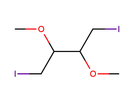 Molecular Structure of 6963-02-6 (1,4-diiodo-2,3-dimethoxybutane)