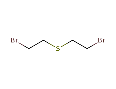 Molecular Structure of 7617-64-3 (Di(2-Bromoethyl) sulfide)