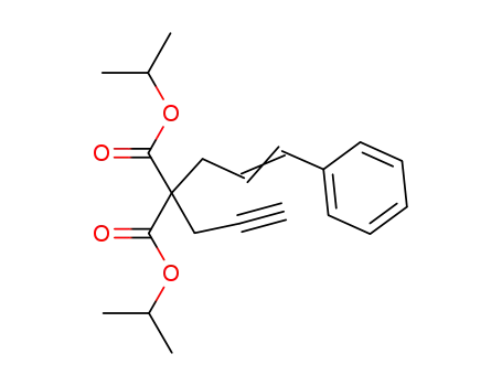 di(isopropyl) 2-(3-phenylprop-2-enyl)-2-(prop-2-ynyl)malonate