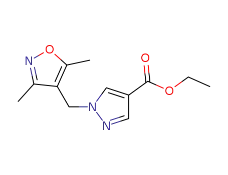 ethyl 1-((3,5-dimethylisoxazol-4-yl)methyl)-1H-pyrazole-4-carboxylate