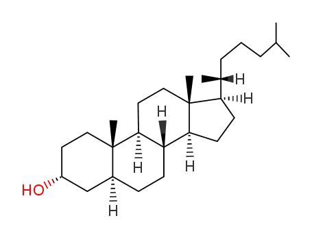 Molecular Structure of 516-95-0 (5-alpha-cholestan-3-alpha-ol)