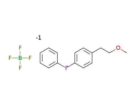 [4-(2-methoxyethyl)phenyl](phenyl)(tetrafluooroborato)-λ(3)-iodane