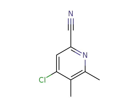 4-chloro-5,6-dimethyl-2-cyanopyridine