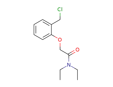 O-(N,N-diethylacetamidooxy)benzyl chloride
