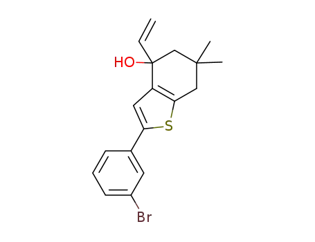 2-(3-bromophenyl)-6,6-dimethyl-4-vinyl-4,5,6,7-tetrahydrobenzo[b]thiophen-4-ol