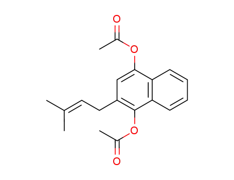 2-(γ,γ-Dimethylallyl)-naphthohydrochinon-1,4-diacetat