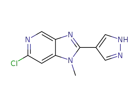 6-chloro-1-methyl-2-(1H-pyrazol-4-yl)-1H-imidazo[4,5-c]pyridine
