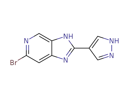 6-bromo-2-(1H-pyrazol-4-yl)-3H-imidazo[4.5-c]pyridine