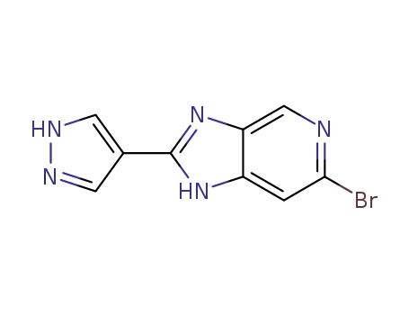 6-bromo-2-(1H-pyrazol-4-yl)-3H-imidazo[4,5-c]pyridine