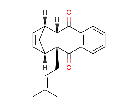(1R*,4S*,4aS*,9aR*)-1,4,4a,9-tetrahydro-4a-prenyl-1,4-methanoanthracene-9,10-dione