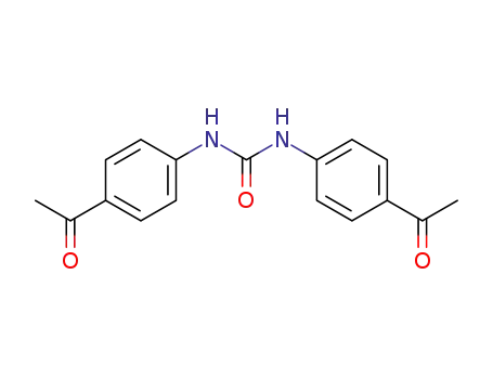 Molecular Structure of 20782-48-3 (1,3-bis(4-acetylphenyl)urea)