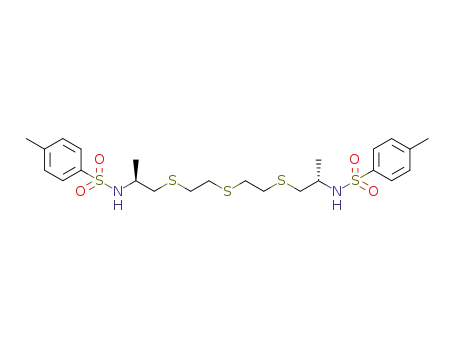 N,N'-(2S,2'S)-1,1'-(2,2'-thiobis(ethane-2,1-diyl)bis(sulfanediyl))bis(propane-2,1-diyl)bis(4-methylbenzenesulfonamide)