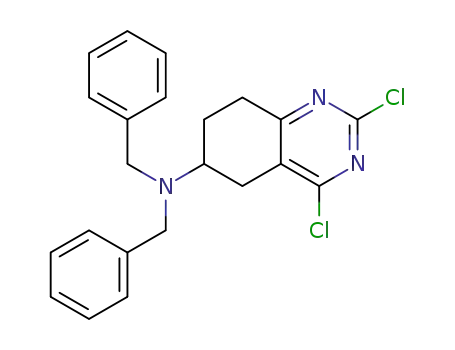 N,N-dibenzyl-2,4-dichloro-5,6,7,8-tetrahydroquinazolin-6-amine