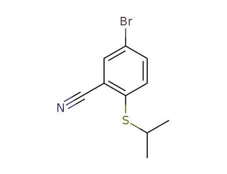 5-bromo-2-(isopropylthio)benzonitrile