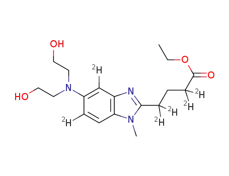 ethyl 4‐(5‐(bis (2‐hydroxyethyl)amino)‐1‐methyl‐1H‐benzo[d]imidazol‐2‐yl‐4,6‐d2)butanoate‐2,2,4,4‐d4