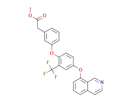 methyl 2-[3-[4-(8-isoquinolyloxy)-2-(trifluoromethyl)phenoxy]phenyl]acetate
