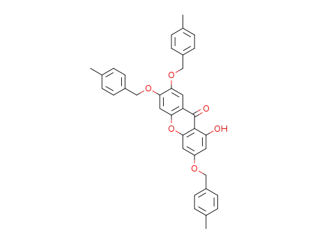 1-hydroxy-3,6,7-tris((4-methylbenzyl)oxy)-9H-xanthen-9-one