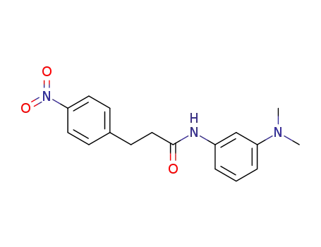 3-(4-nitro-phenyl)-propionic acid-(3-dimethylamino-anilide)