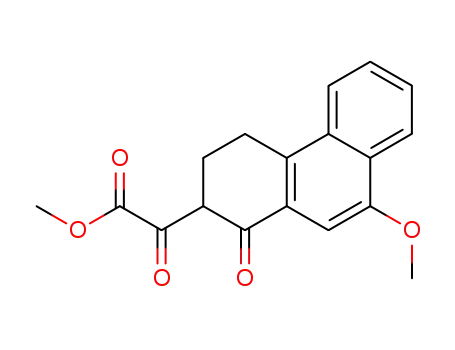 (9-methoxy-1-oxo-1,2,3,4-tetrahydro-[2]phenanthryl)-glyoxylic acid methyl ester