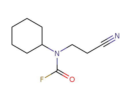 (2-cyanoethyl)(cyclohexyl)carbamic fluoride