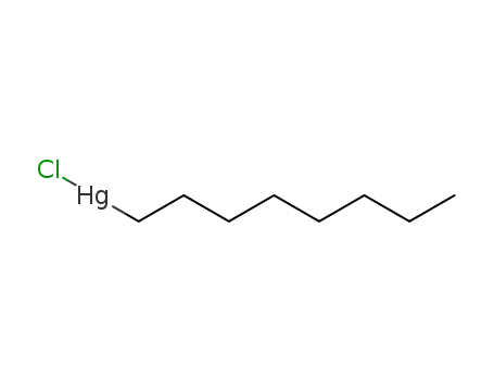 Molecular Structure of 26674-66-8 (Mercury, chlorooctyl-)