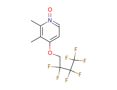 2,3-Dimethyl-4-(2,2,3,3,4,4,4-heptafluorobutoxy)pyridine N-oxide